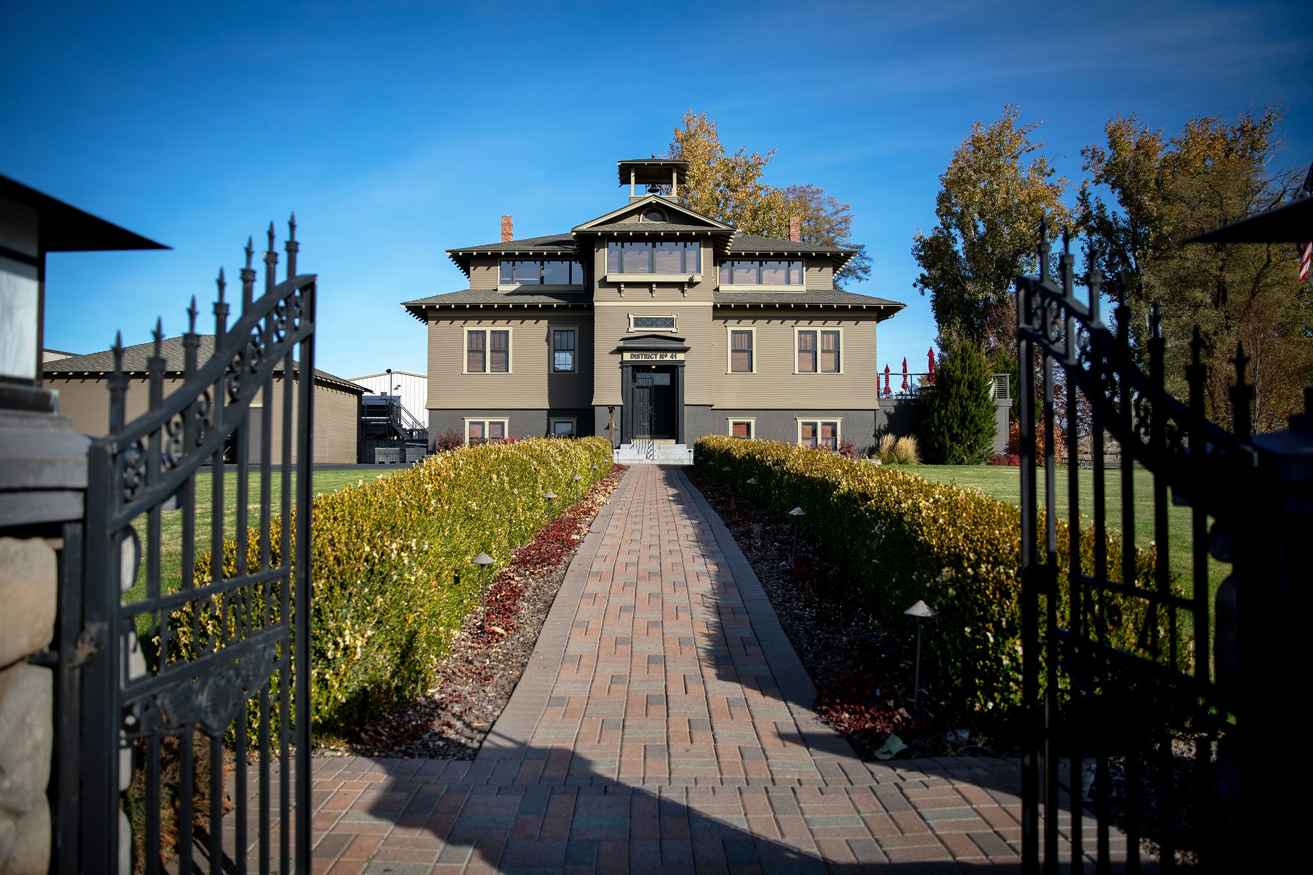 Outdoor view of Historic Frenchtown Schoolhouse in Walla Walla, Washington