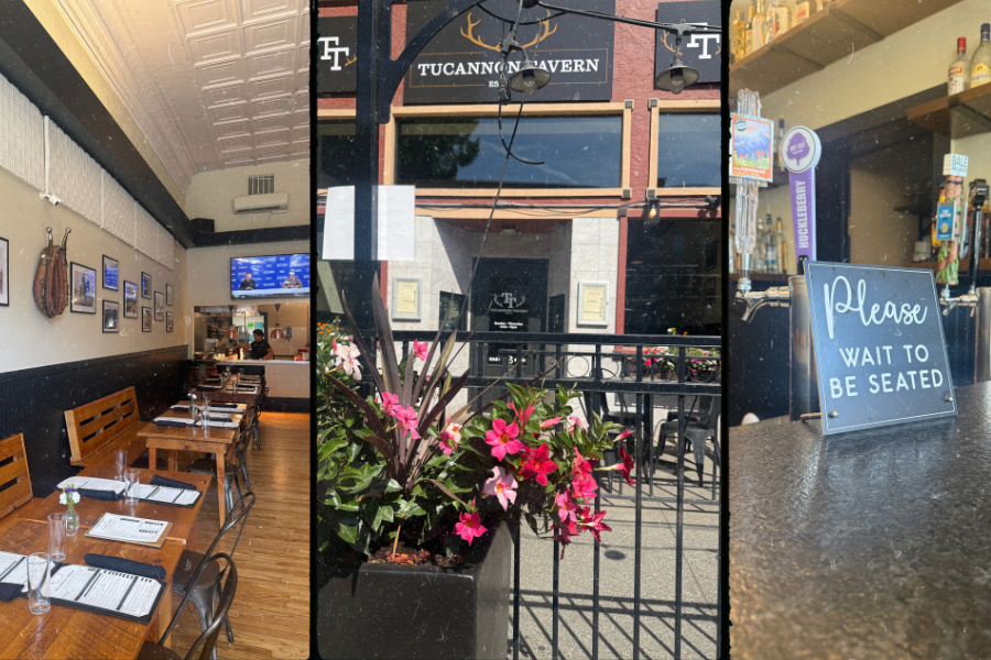 Tucannon Tavern montage of dining areas