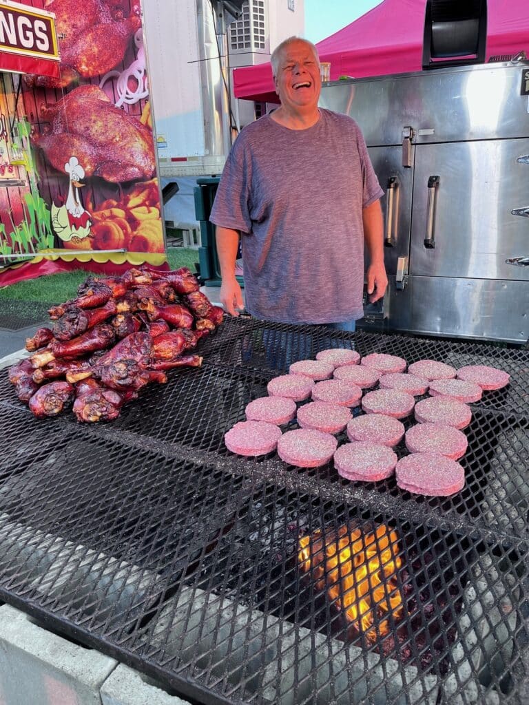 Fair food on the grill