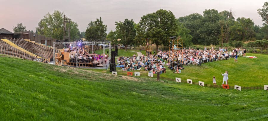 Long-view of Ft Walla Walla Amphitheater