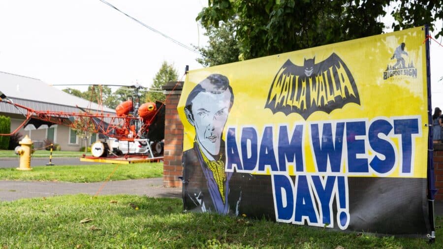 Adam West Day banner